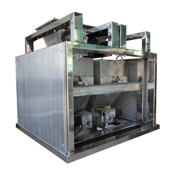 颗粒肥料包装机厂家生产ZZL-M50BDS型不锈钢耐腐蚀复合肥定量包装机（秤）